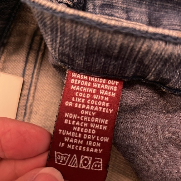 Jones Wear Jeans women’s 14‎ sequin Studded pocket High Rise Waist Big Flare Leg - Picture 14 of 16